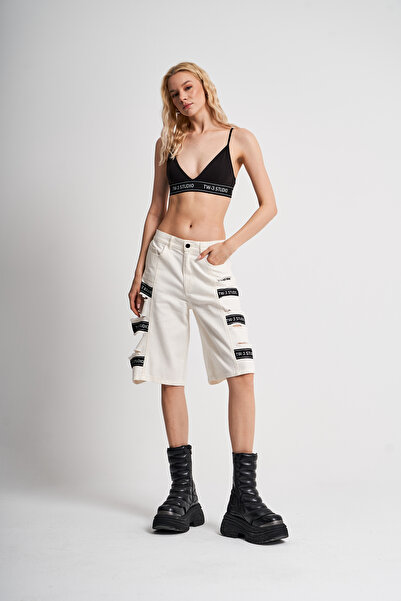 tw3 Siyah Ve Beyaz Bermuda