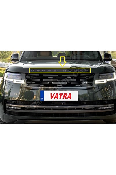 EDEXPORT Range Rover 4.4 V8 2024 Uyumlu Range Rover Siyah Kaput Yazısı ve Lan...