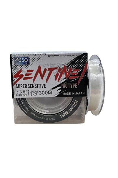 ASSO Sentinel 300m 0.31mm super osetljiva struna za pecanje sa fluorokarbon p...