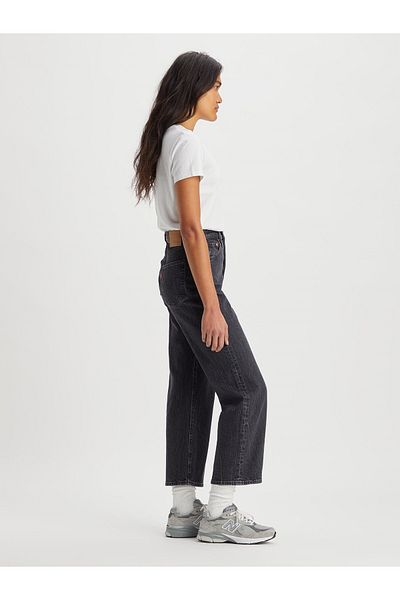 Levi's Ribcage Cotton High Waist Straight Short Leg Jeans Jeans Pant 72693