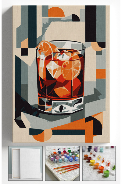 Sulepas Sayılarla Boyama Hobi Seti Çerçeveli Numaralı Tuval Fırça Boya Dahil ...