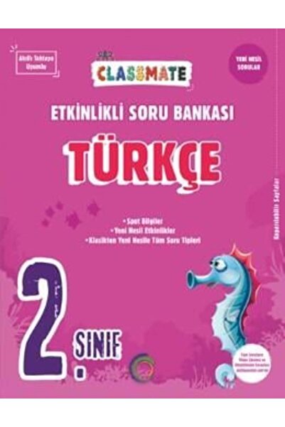Okyanus Yayınları 2. Sınıf Classmate Türkçe Etkinlikli Soru Bankası
