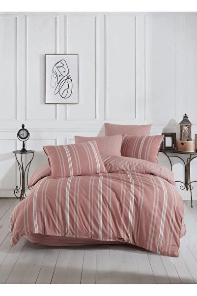 Majoli Bračni Ranforce Set posteljine - 100% pamuk , Čaršav sa lastišem i, pl...