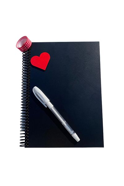 Tasarım Siyah Defter Notebook with Wooden Cover and Black Leaves Black Photo Album Notebook 25 Sheets 50 Pages 165 Gr Paper