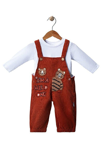 TUOBEBE BEBEK KADİFE TARÇIN SALOPET