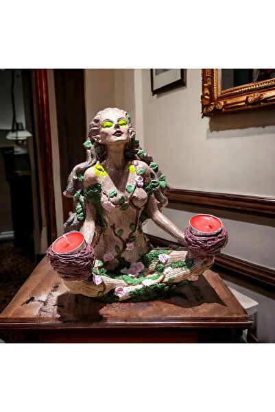 TAŞDEVRİLIFE Dekoratif Doğa Ana Mumuluk