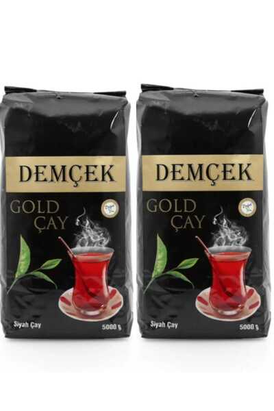 demçek DEMÇEK SİYAH GOLD ÇAY 5000GR X 2 Lİ AVANTAJ PAKET