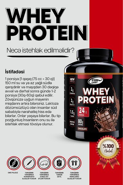 Conlast Proflaks Pluss Vitemax - Chocolate Whey Protein 2000g and 300g