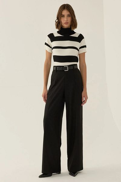 Hiccup Pantaloni largi plisați cu talie înaltă