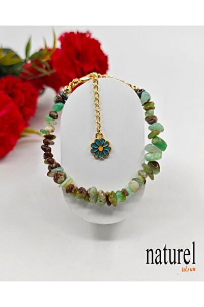 Naturel Tılsım سوار نسائي من الحجر الطبيعي المكسور من الكريسوبراسي