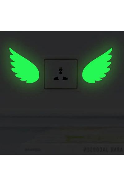 Major Selection Set de autocolante pentru prize cu tematică Wing Glow in the Dark