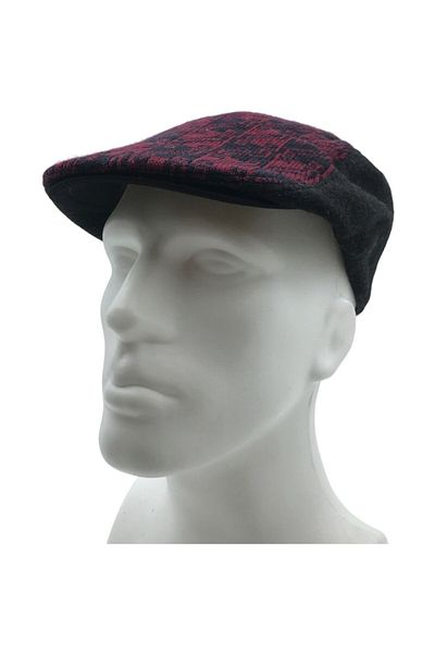 AXE SPORTSWEAR Men's Winter Set of 2 - Wool Patterned Cap Hat and Scarf Hat