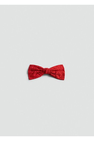 MANGO Woman Buckle with Embroidered Tie