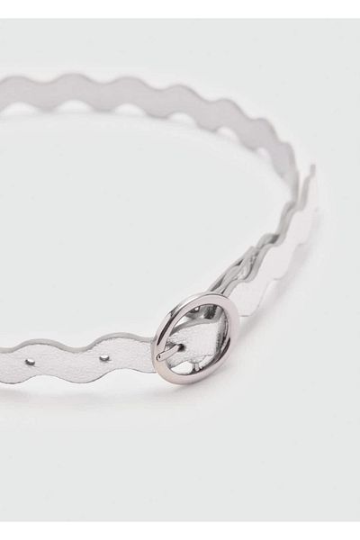 MANGO Kids Metallischer gewellter Gürtel