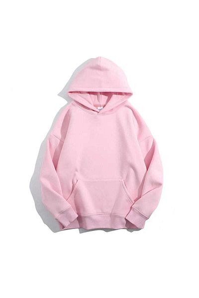 Butik Unisex Basic Hooded Oversize Φούτερ με 3 κλωστές 100% βαμβάκι