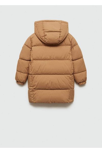 MANGO Kids Prešívaná dlhá bunda