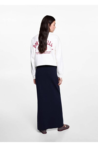 Mango Teen Fitilli dokuma etek