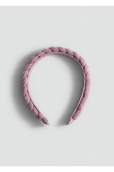 MANGO Kids Geflochtenes Haarband mit Muster