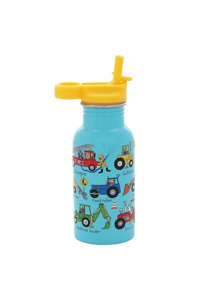 Tyrrell Katz 400 ml Stainless Steel Flask - Wheels with Straw