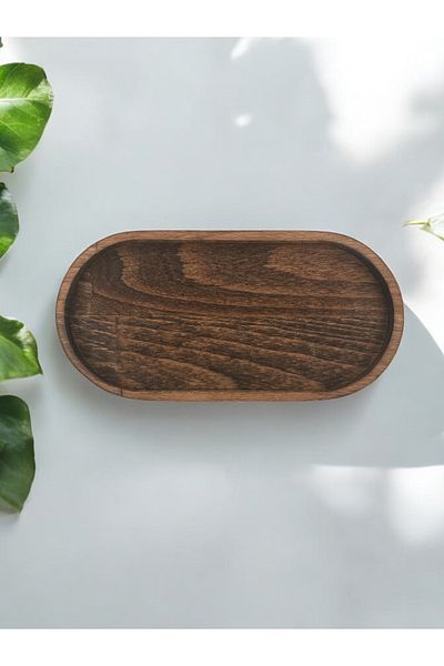 YAT Design Crafts Premium Wooden Presenter - Tea and Coffee Serving, Oil Pot and Soap Holder, Jewelry Organizer