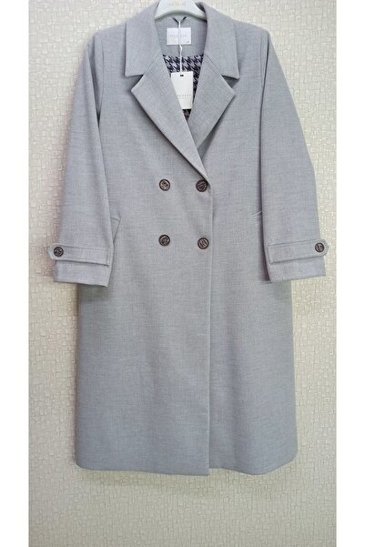 Vivencia 47006 Kaşe Kaban Önü Düğmeli Cepli Kaşe Kaban Qks Kaşe Kaban #22-12#