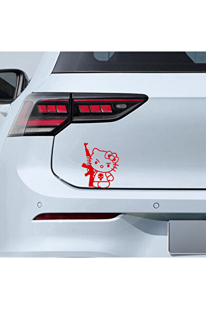 Sönmez Dijital Hello Kitty Silah Sticker - Hello Kitty Sitcker - Oto Sticker ...