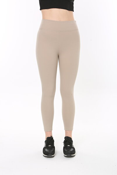 Jeevee Kışlık Şardonlu Fitilli Yüksek Bel Tayt