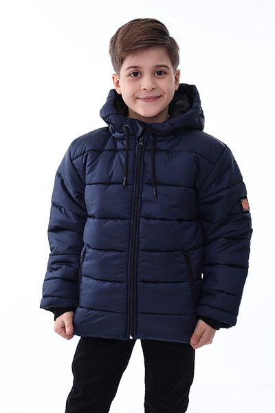 minitrends Haina impermeabila Jesika din fibra de stofa I?ncrustare fleece de calitate premium pentru baieti cu gluga