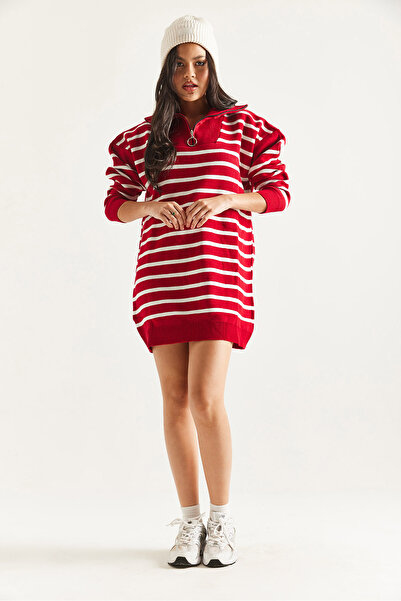 İKLİM LİFE ÇİZGİLİ TRİKO TUNİK