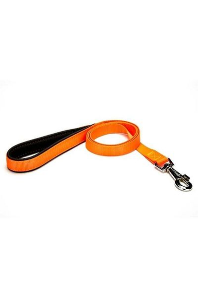 Doggie Medium Orange Dog Walking Collar - 2X140 cm Comfort Woven - Petshop