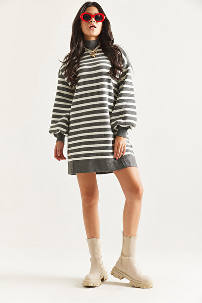 İKLİM LİFE Смугаста туніка з рукавами