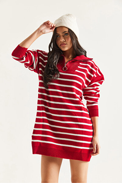 İKLİM LİFE ÇİZGİLİ TRİKO TUNİK