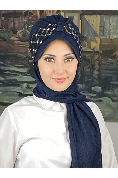 BUTİKAMBAR Sultan Model Fularlı Atkılı Şapka