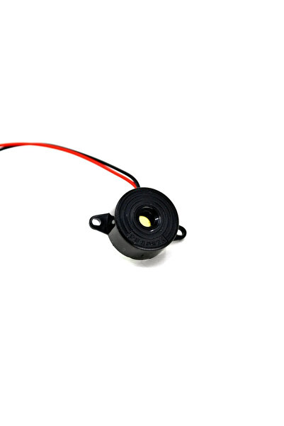 BuharaElektronik Buzzer 12 ~ 24Volt DC 23mm Kablolu Devreli