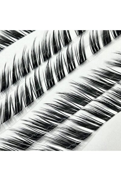 5D Kirpik Ekspres Kirpik; Fox Kirpik; tilki efekti kirpik; ipli kirpik;cat eyes kirpik; 12mm 4ip