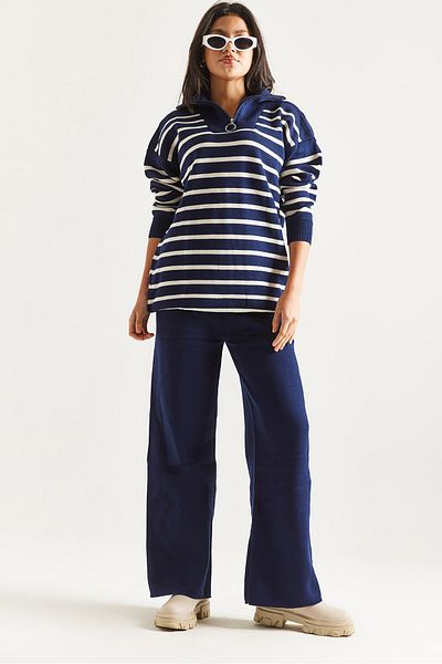 İKLİM LİFE Striped Knitwear Set