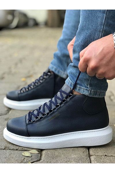 Chekich Navy Blue Men's Boots