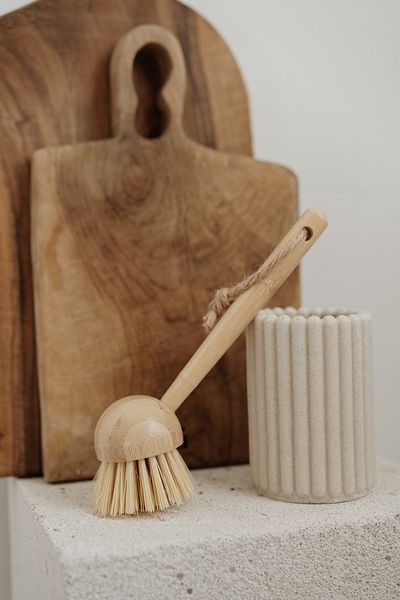 Dekorzdükkan Bamboo Long Handle Brush - 02 Model