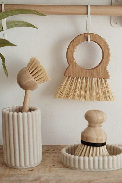 Dekorzdükkan Bamboo Brush Set of 3