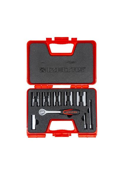 İzeltaş Deep Socket Wrench Set 1/4 Inch 14 Pieces OKAN HIRDAVAT