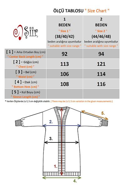 Şiir Ndola Women's Ecru Soft Textured Stretch Combed Cotton Cardigan - Low Long Sleeve & Hijab Design