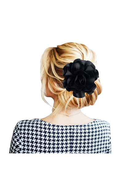 woodycord Siyah Gül Klips Toka Zariflik Ve Güzelliğin Buluştuğu Nokta