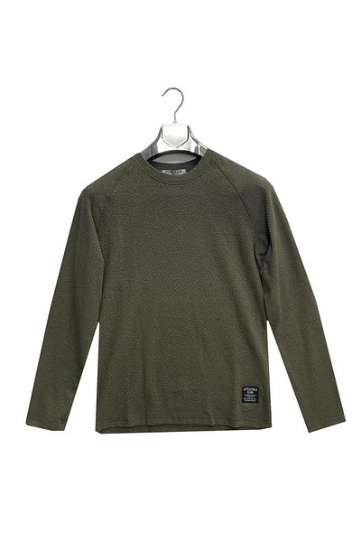 CLASSİCS MEN Hanorac Polo pentru bărbați, slim fit, cu mânecă lungă, cu gâtul în formă de zero 6979