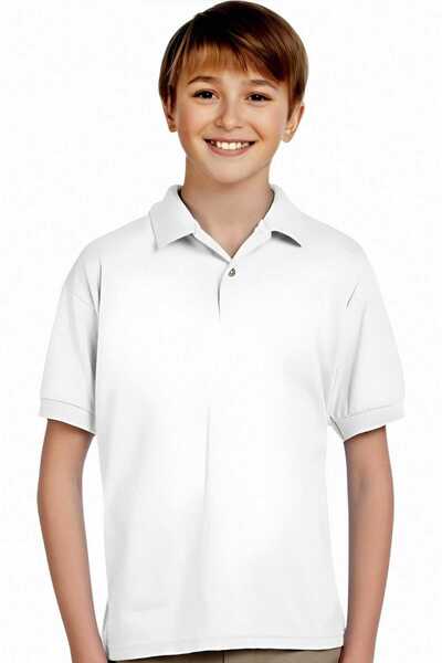 Uniquetrenders Хлопчача футболка з коміром-поло з бавовни - повсякденний одяг...