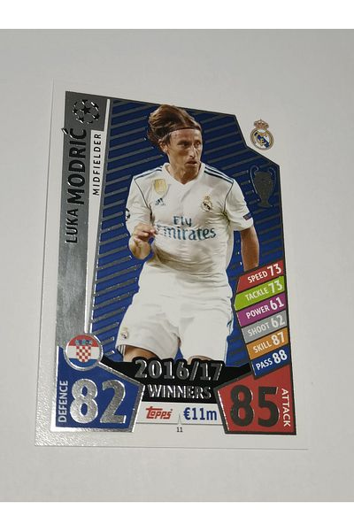 Topps لوكا مودريك ميدفيلدر