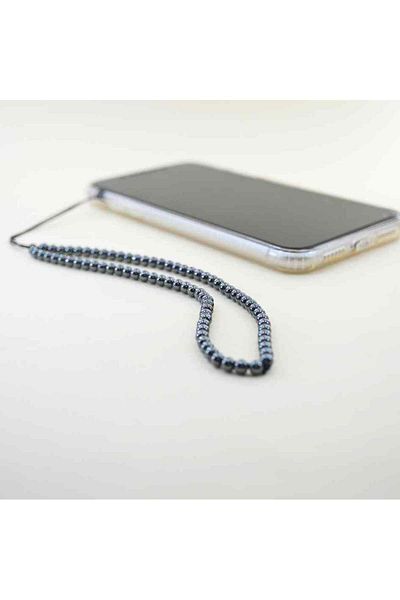 Mina Souvenir Natural Stone and Bead Detailed Phone Wrist Strap