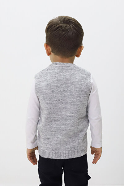 Cloudy Kids Baby Boy Embroidered Knitwear Cardigan&Vest
