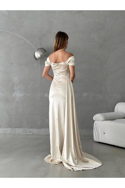 Secret Passion Lingerie ΣΑΤΕΝ ΥΦΑΣΜΑ ΒΑΘΥ ΣΚΙΣΙΜΟ ΠΛΑΪΝΗ ΟΥΡΑ ΛΕΠΤΟΜΕΡΗ ΜΑΚΡΥ ΒΡΑΔΙΝΟ ΦΟΡΕΜΑ 746 582553