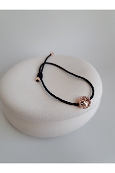 BHR AKSESUAR Siyah Ağaç Figürlü Bileklik