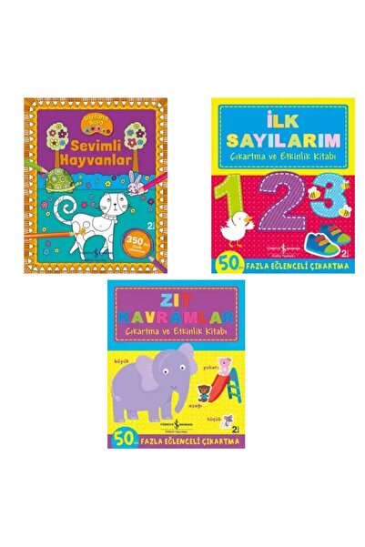 TÜRKİYE İŞ BANKASI KÜLTÜR YAYINLARI okul öncesi-anaokulu  çıkartmalı etkinlik...